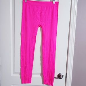 Hot pink leggings